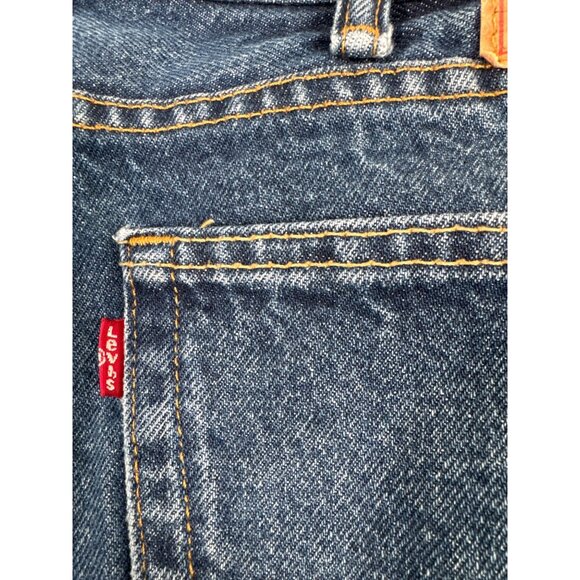 Levis 505 Mens Regular Fit Jeans W42 Blue Denim Heavy Duty Work Outdoors - Picture 9 of 13